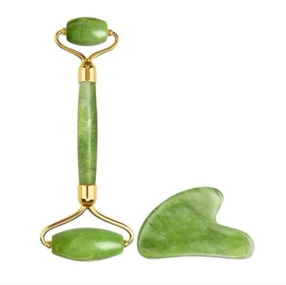 🔹️Jade Facial Roller and Gua Sha Set - Picture 7 of 7